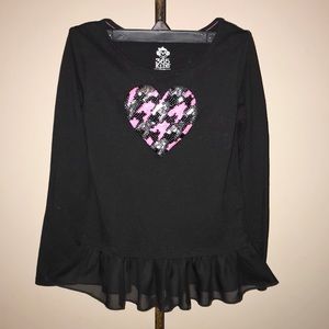 Girls sequined tunic